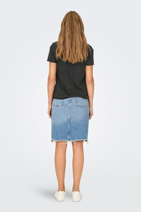 Only Camiseta estampada de manga corta gris