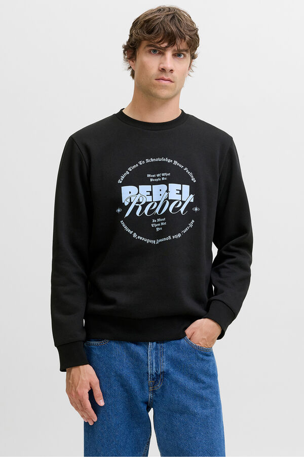 JJ REBEL Sweatshirt mit regular fit Schwarz