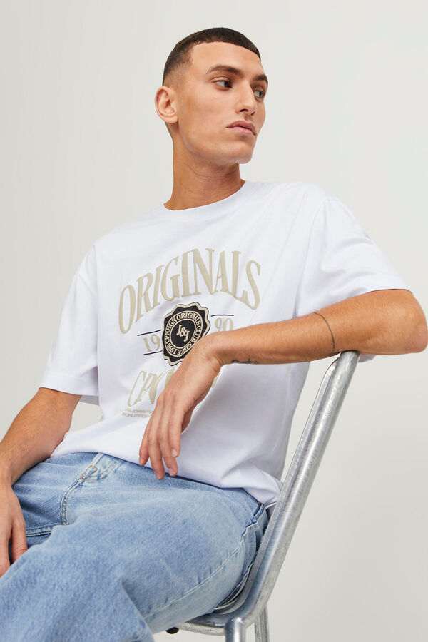 Springfield Relaxed fit T-shirt white