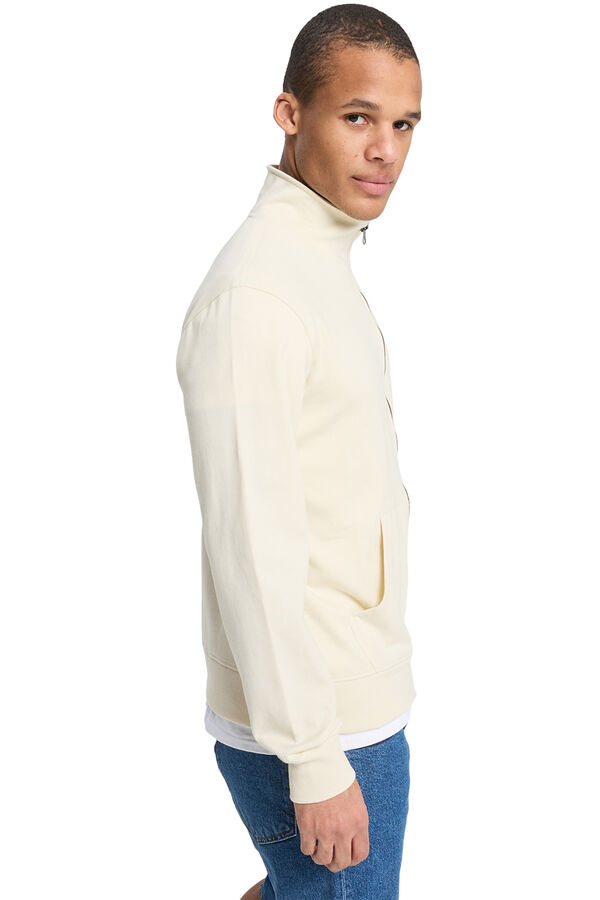 Quiksilver Sudadera con capucha y cremallera blanco