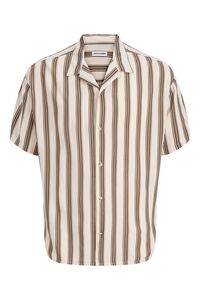 Jack & Jones Gestreiftes Relaxed-Viskose-Hemd