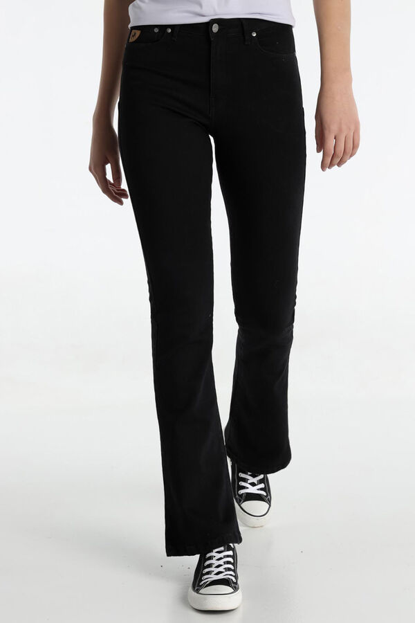 Lois  Jeans fit flare negro