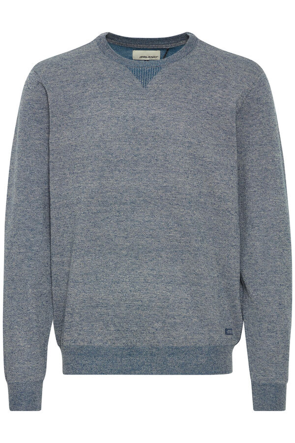 Blend Jersey de Punto cuello redondo azul