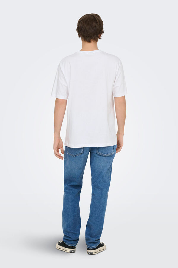 Only & Sons Short sleeve T-shirt blanc