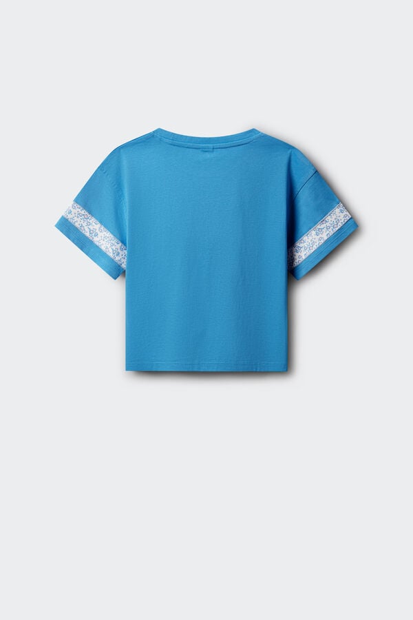 Springfield Kids T-shirt de menina manga curta 24 azul