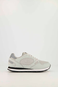 Springfield nylon/suede mixed sneakers white