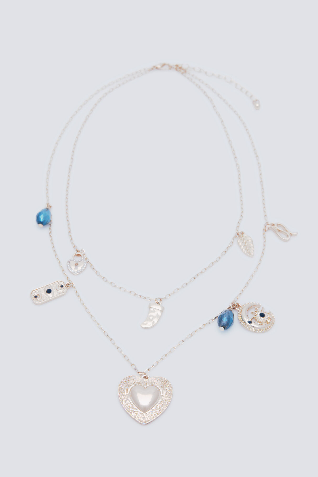 Springfield Dvostruka ogrlica sa boho privescima