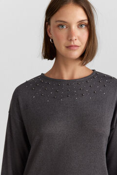 Springfield Long sleeve pearl T-shirt
