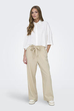 JDY Pantal&oacute;n largo de lino