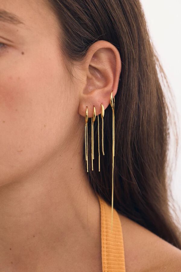 Macabla Double chain pendant yellow