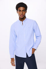 Springfield Camisa oxford azul