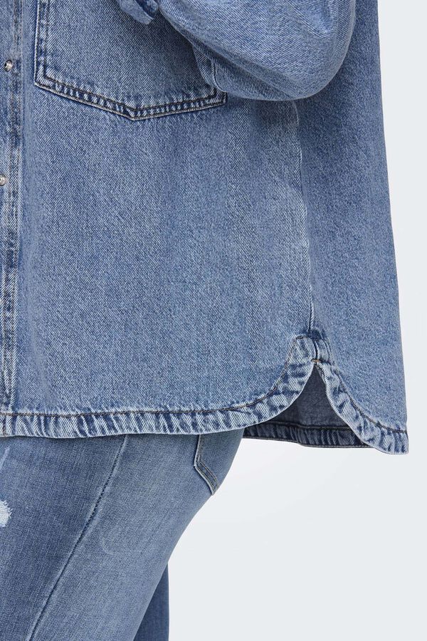 Only Denim overshirt blue