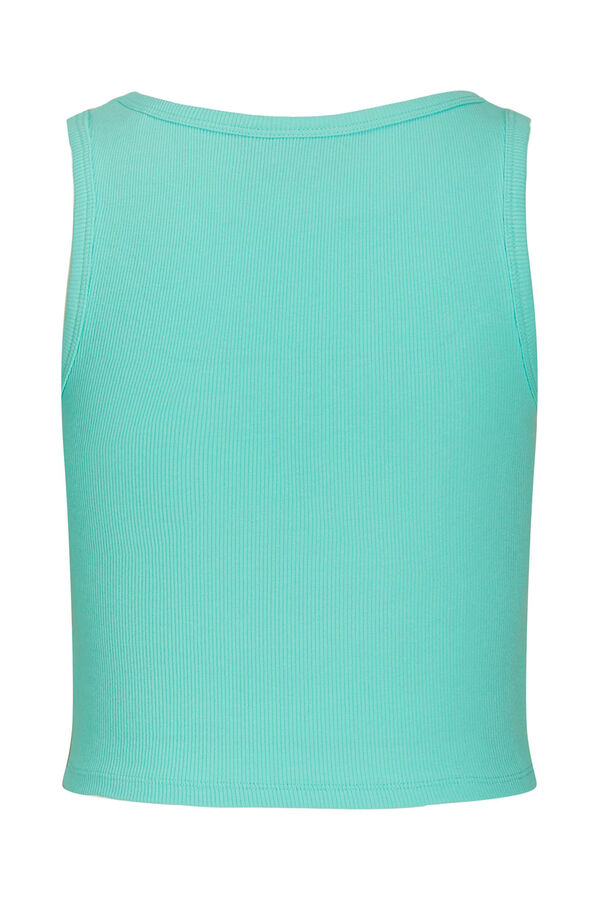 Springfield Ribbed fabric top blue