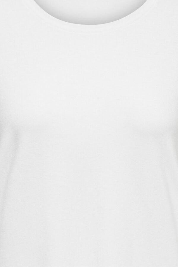 Only short-sleeved T-shirt white