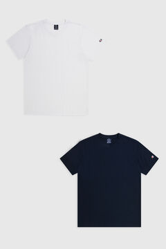 Springfield T-shirt de homem pack de 2 branco