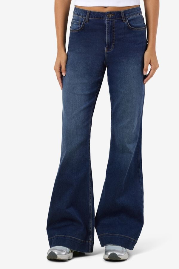 Noisy May Vaquero acampanado estilo retro azul