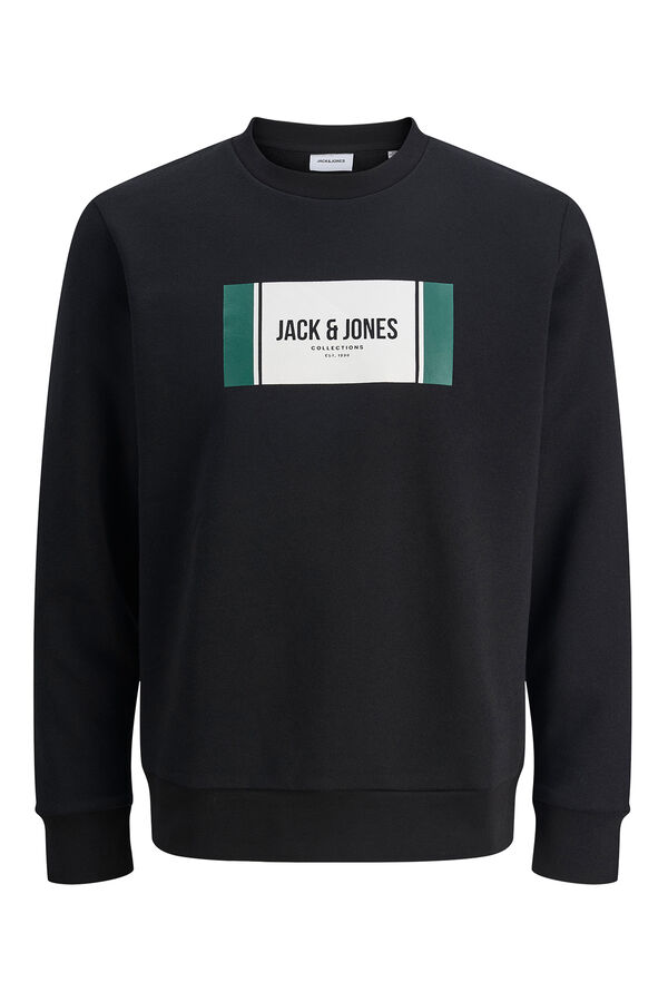 Jack & Jones Sudadera regular fit negro