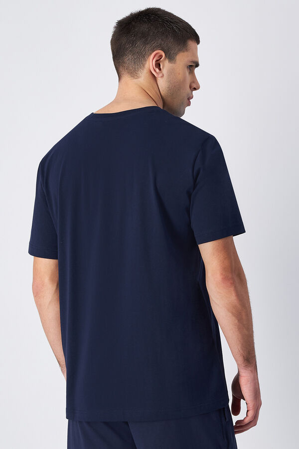 Champion Men's cotton t-shirt blue