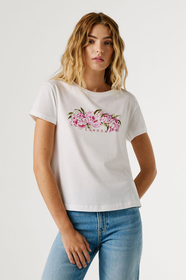 Pepe Jeans Short-sleeved T-shirt white