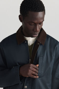 Springfield Parka curta gola de bombazina