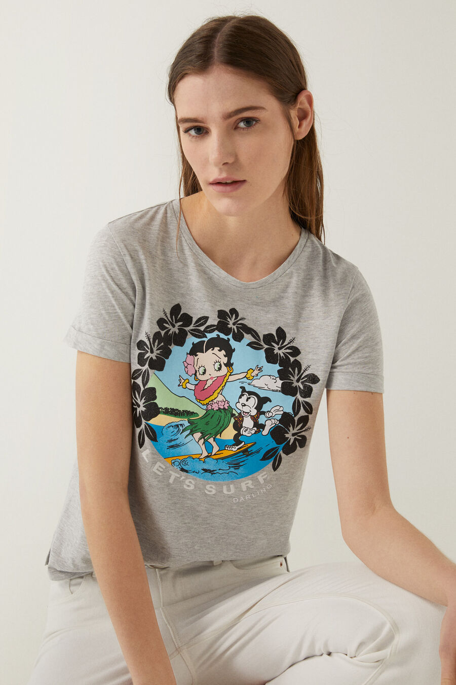 T-shirt betty boop surf