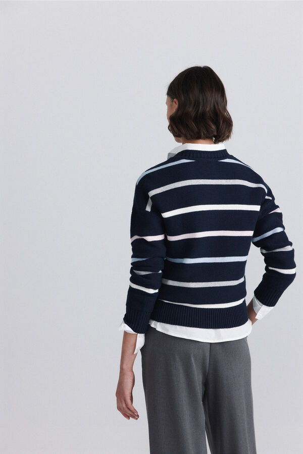 Springfield Pull &agrave; rayures bleu