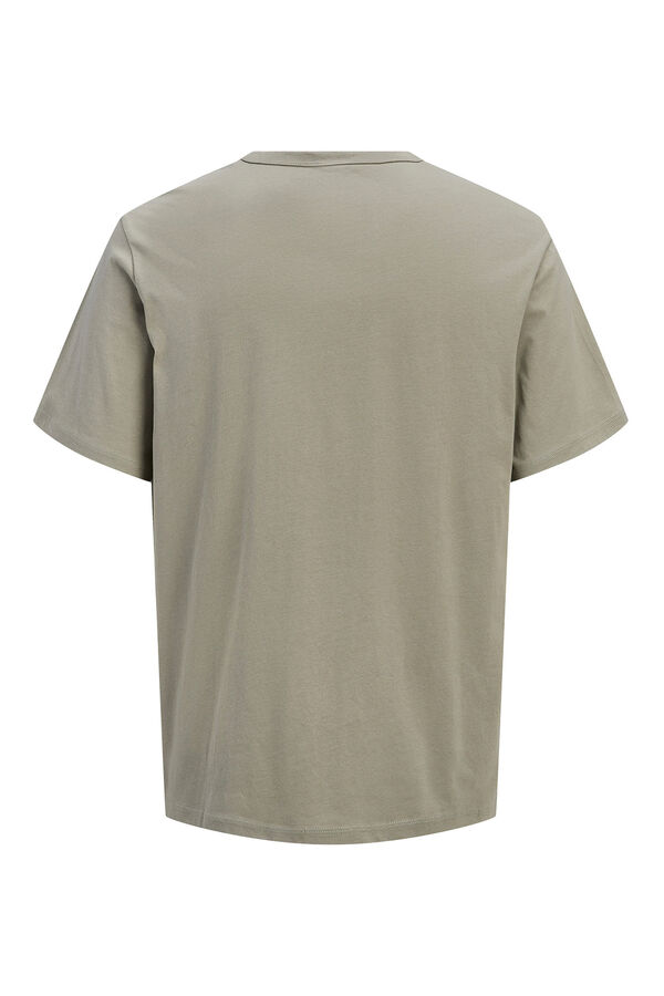 Jack & Jones Camiseta b&aacute;sica relaxed gris
