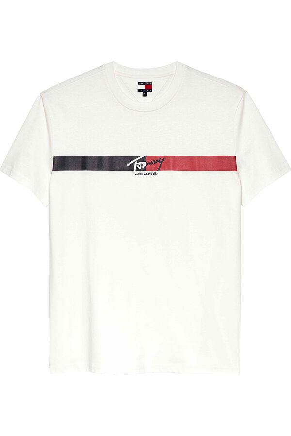 Tommy Jeans Regular fit short sleeve T-shirt beige