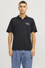 Springfield Standard fit polo shirt black