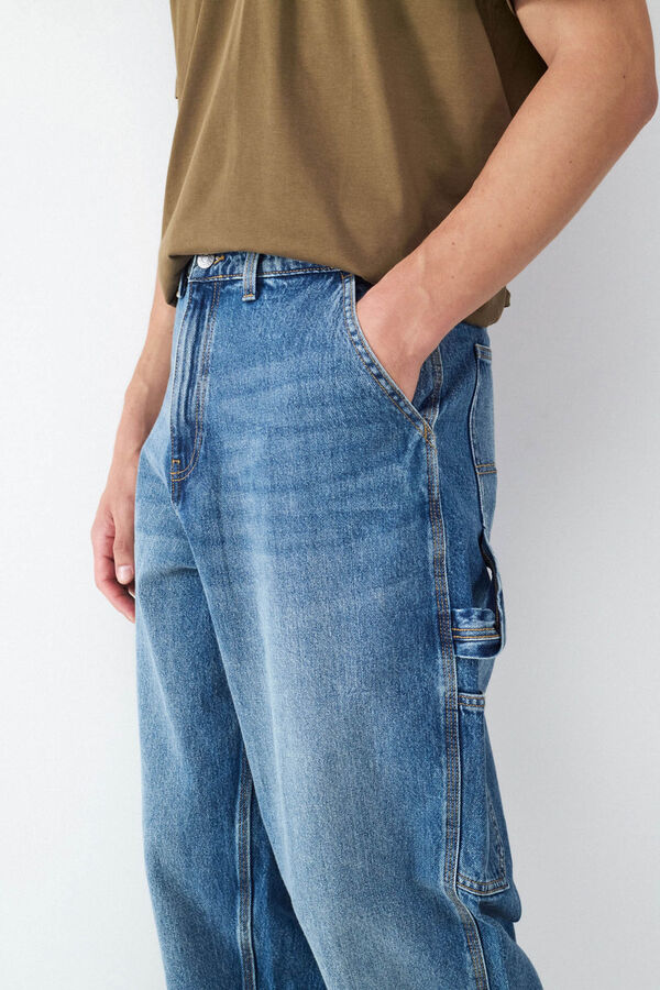 Balmohk Relaxed carpenter jeans blue