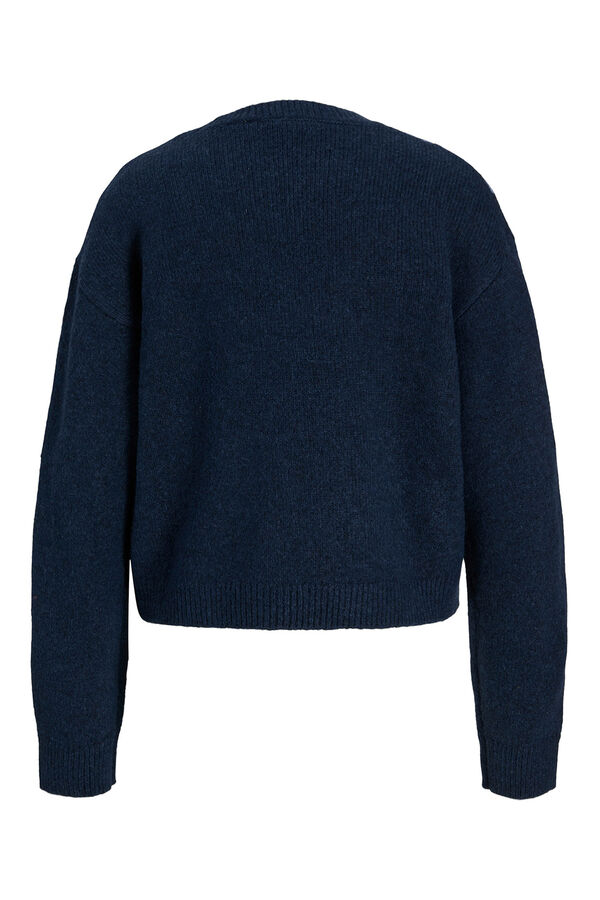 Jack & Jones Jersey de punto rombos azul