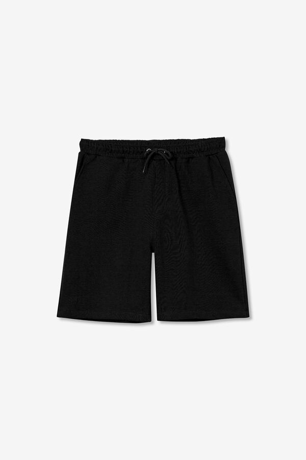 Tiffosi Young Shorts jogger cord&oacute;n ajustable negro