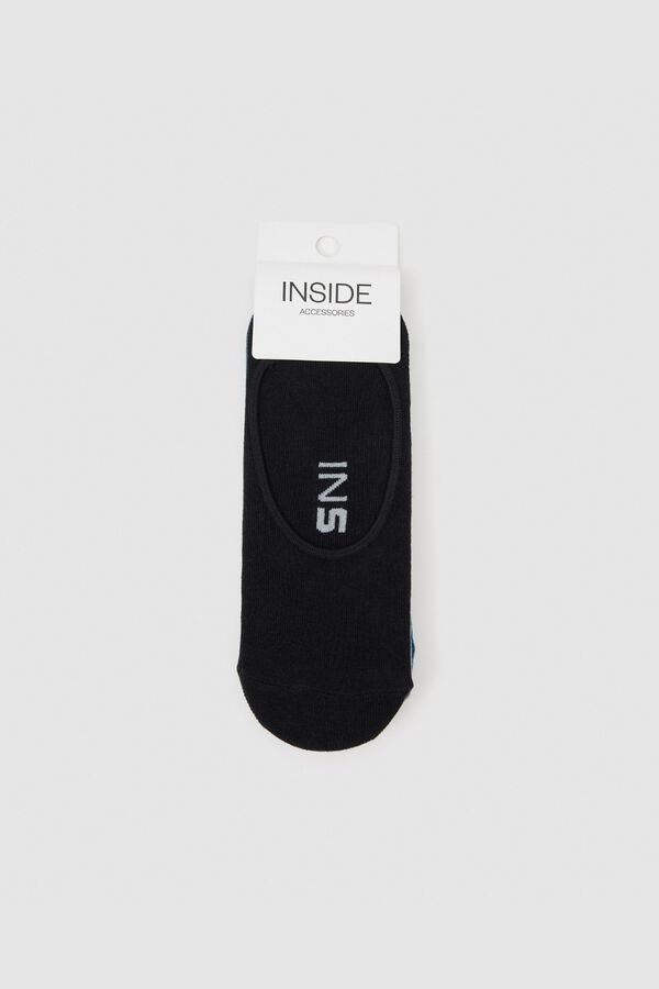 Inside Pack of 3 Pinki socks printed