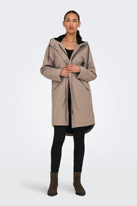 Only Imperme&aacute;vel longa com capuz