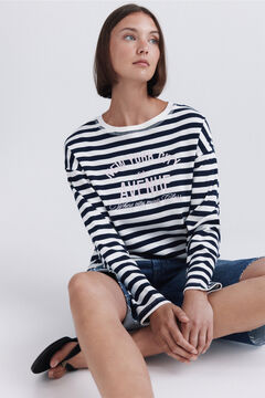 Springfield Striped fine knit jumper