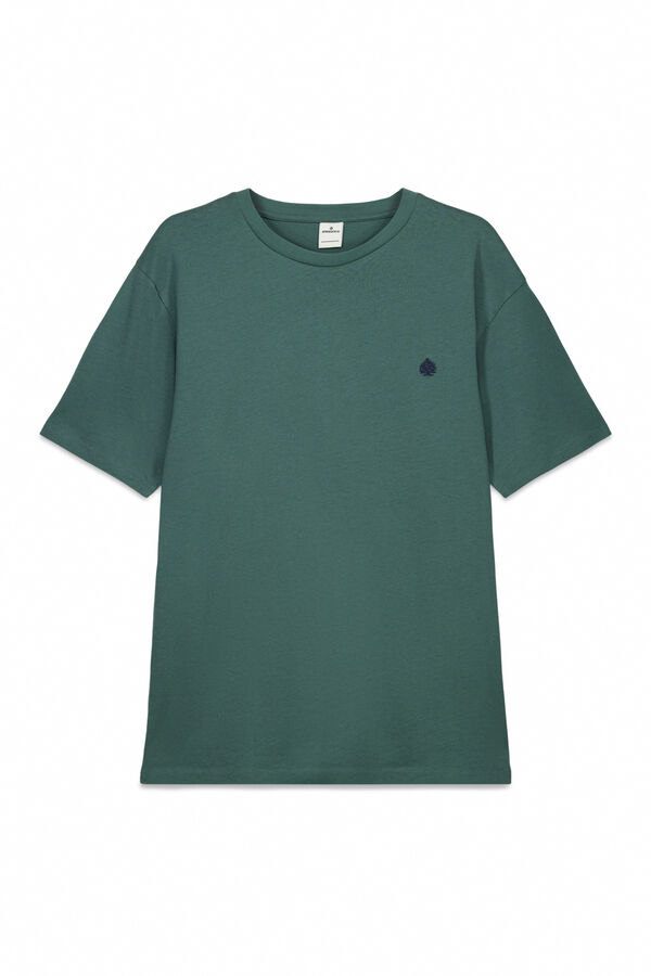 Springfield T-shirt basique logo Springfield bleu