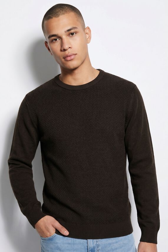 Jersey regular cuello redondo
