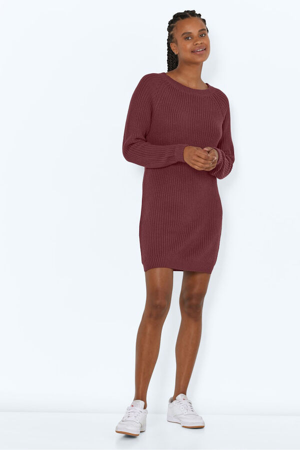 Noisy May Short jersey-knit dress  pink