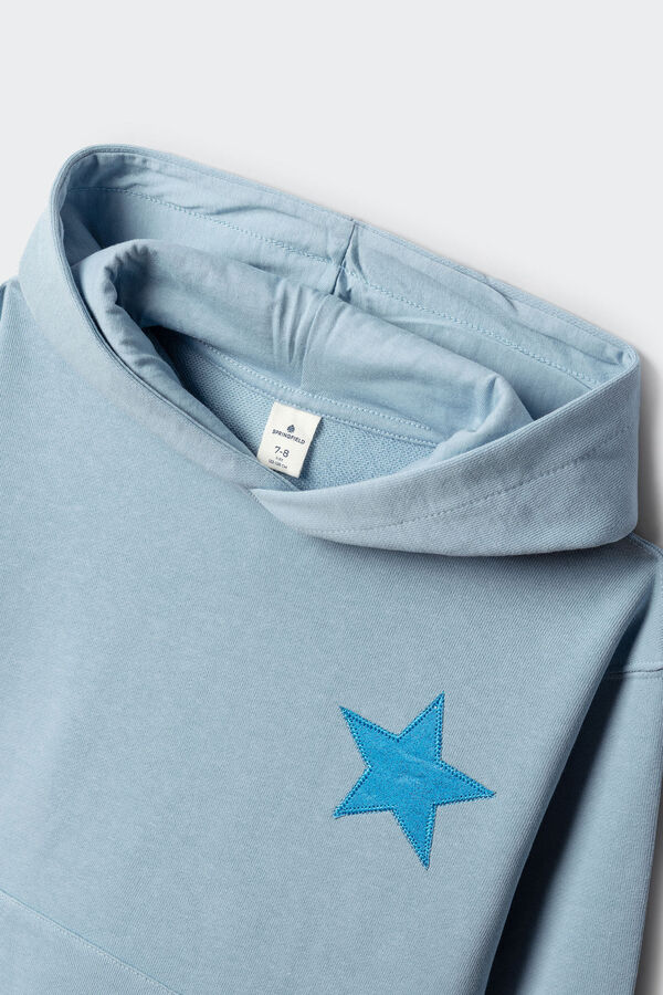 Springfield Kids Sudadera estrella foil ni&ntilde;a azul