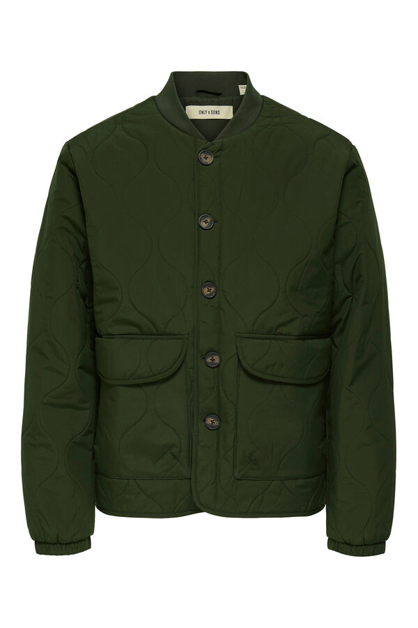 Only & Sons Chaqueta acolchada ligera verde