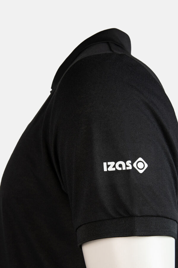 Izas Technical short sleeve polo shirt black