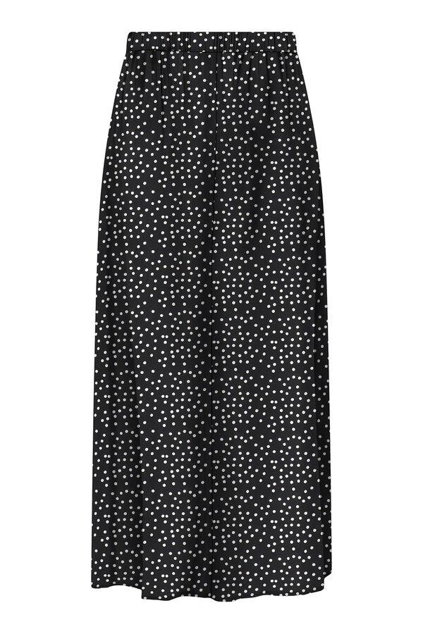 Only Falda midi con botones blanco