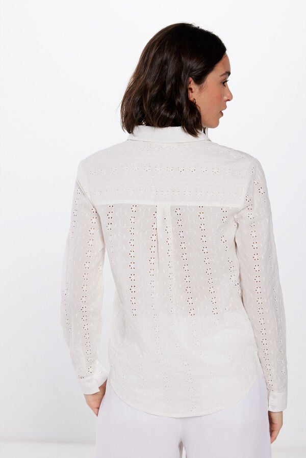 Springfield Swiss embroidery blouse white