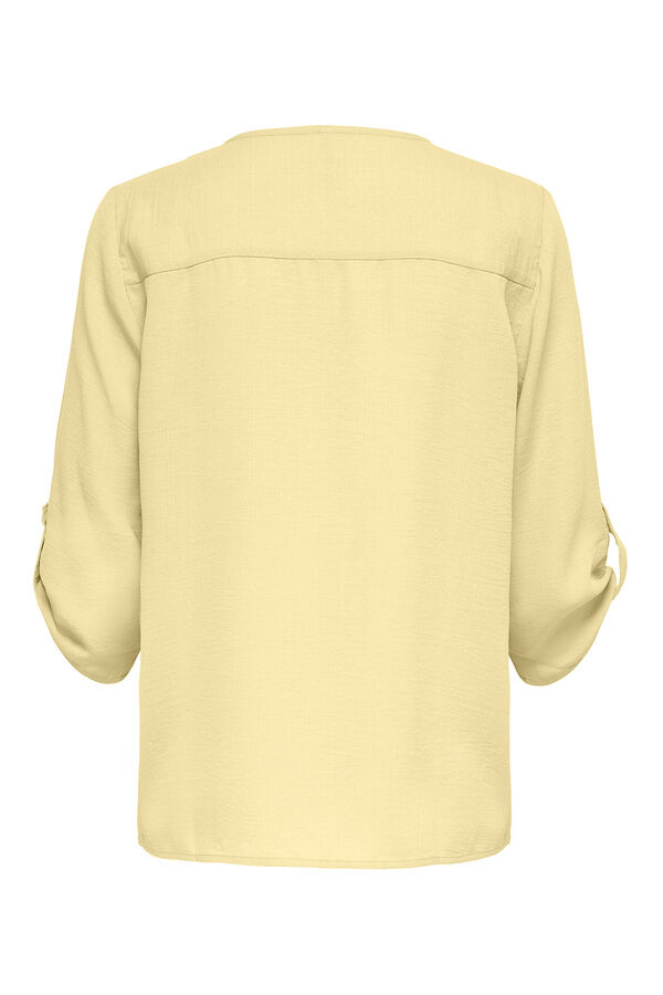 JDY Blusa manga 3/4 amarillo