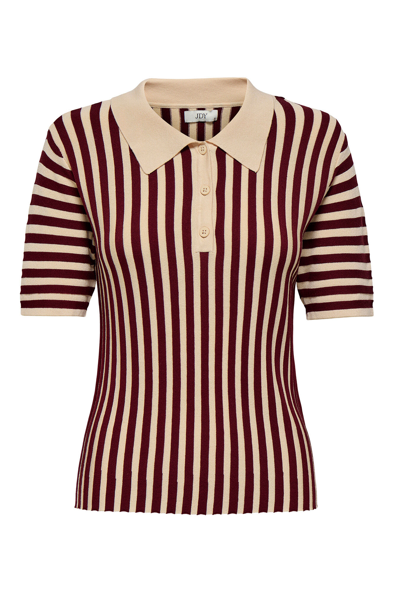 JDY Malha polo de manga curta