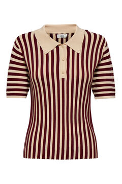 JDY Malha polo de manga curta