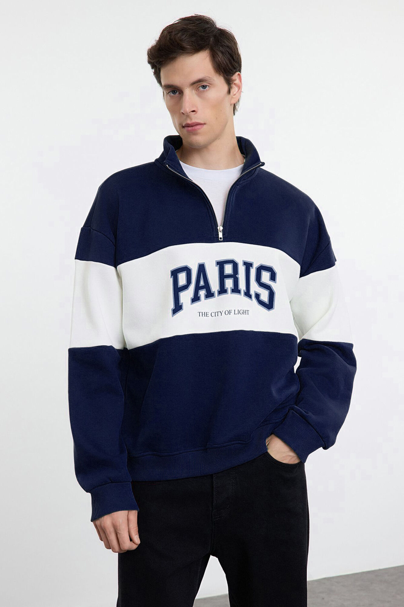 Trendyol Sweatshirt de gola alta