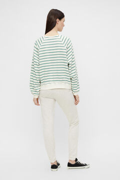 Springfield Sudadera rayas vert