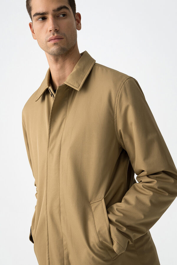 Tiffosi Gabardina Regular Fit marr&oacute;n