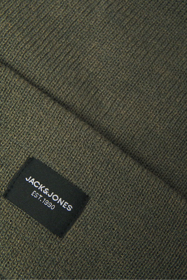 Jack & Jones Beanie and scarf set nude